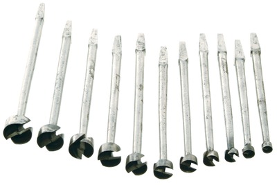 Connecticut Valley Manufacturing Company, Centerbrook, Connecticut: Set Of 11  Early Patent Auger Bits