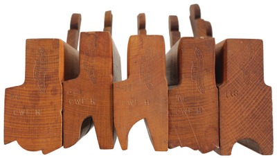Sandusky Tool Company, Sandusky, Ohio: Five Extra Clean Molding Planes