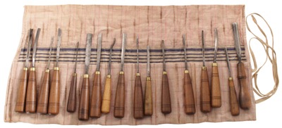Assorted Makers: Wkg. Set Of Clean Carving Tools