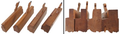 Reed, John/Utica, New York: Four Extra Clean "complex "g Planes