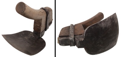 Unmarked: Unus. Curved Blade "Stirrup" Adze