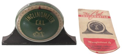 Cal Machine Company, Rockford, Illinois: Mantle Clock Inclinometer Level