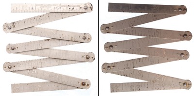 Keuffel & Esser Company, New York, New York: Early Patent "Zig-Za G" Folding Rule