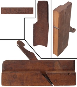 Smith, Eli/Litchfield, Conn.: Early Yellow Birch Hollow Molding Plane