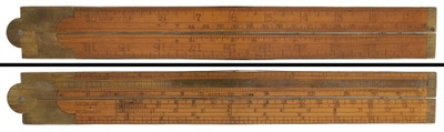 Upson Nut Company, Unionville, Connecticut, No. 15: Two Foot, Two Fold Folding Rule