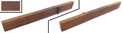 Frye & Shaw, 222 Water Street, New York, New York: Ca. 1840's Mahogany Spirit Level