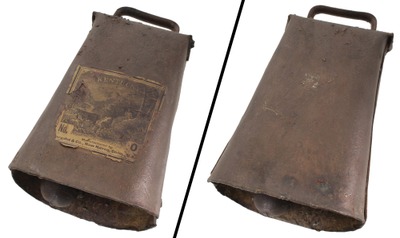Sargent & Company, New Haven, Connecticut, No. 0: Extra Clean Iron Body Cowbell