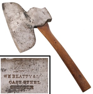 W. Beatty & Son, Chester, Pennsylvania: Essentially Unused Broad Axe
