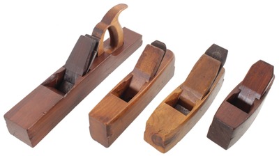Assorted Makers: Four Extra Clean Shipwright's Planes