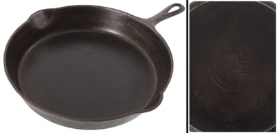Griswold Manufacturing Company, Erie, Pennsylvania, No. 11: Rare Extra Lg. Cast Iron Frying Pan