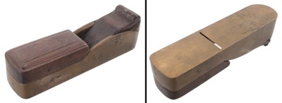 Unmarked: Early Solid Brass Body Mitre Plane
