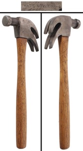 Double Claw Hammer Company, Brooklyn, New York: Patented Double Claw Hammer