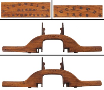 Newkirk, A.Y./Fultonville, Ny: Hand Made Oak Dbl. Pistol Router
