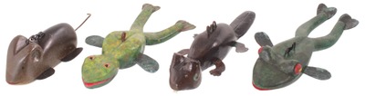 Robert Lindner, Clarence, New York: Four Unused Ice Fishing Decoys