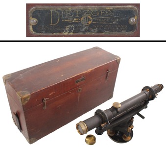 Eugene Dietzgen Company, Chicago, Illinois, No. 15824: Surveyor's Precision "Wye" Level