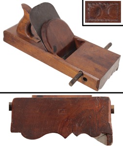 Unmarked: Early Yellow Birch Crown Molding Plane