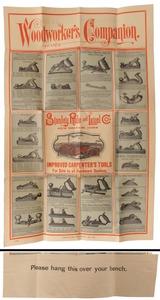 Stanley Rule & Level: Ca. 1880 Poster Of Stanley Planes