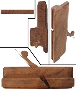 Iohn Basset, Norton, Massachusetts: Early Beech Bead Molding Plane