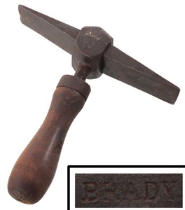 William Brady, Mt. Joy, Pennsylvania: Rare Brady Pattern "Mill Bill"