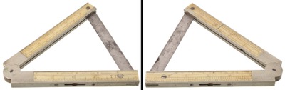 Stephens & Company, Riverton, Connecticut, No. 38: Level/Inclinometer Folding Rule