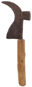 Unmarked: Early Hand Forged French Bill Hook