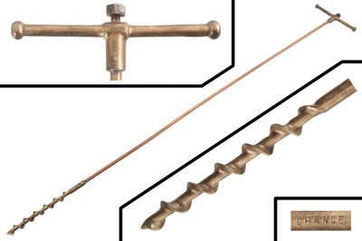 Unmarked: Rare Copper & Brass Lighting Rod Auger