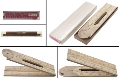 W. Wundram & Company, Visalia, California, No. 873 LI: Two-Foot, Four-Fold Folding Rule