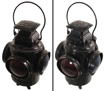 Adlake, Chicago, Illinois: Adlake Non-Sweating" Railroad Lantern