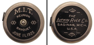 Lufkin Rule Company, Saginaw, Michigan: Extra Clean Embossed Advert. Tape Measure