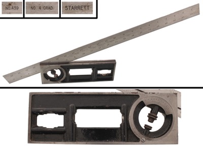 L.S. Starrett Company, Athol, Massachusetts, No. 439-24: "Builder's Tool" Combination Square