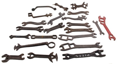 Assorted Makers: Lot Of Cast Iron Implement Wrench