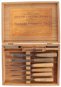 Hammacher Schlemmer & Company, New York, New York: Boxed Set Of Six Addis Carving Tools