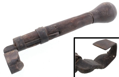 Unmarked: Early Wood & Iron Turpentine "Hack"