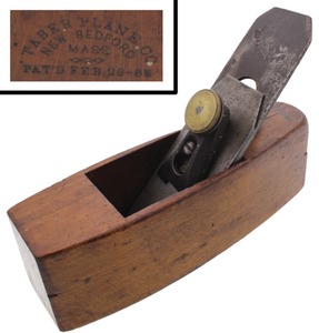 Taber & Abbot, Lowell, Massachusetts: "Taber Patent" Smoothing Plane