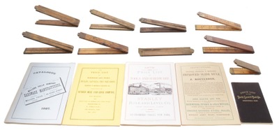 Assorted Makers: Lot Of Assorted Folding Rules
