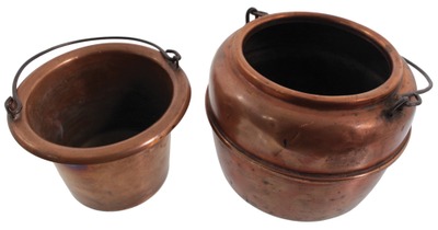 Unmarked: Classic Solid Copper Glue Pot