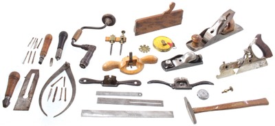 Assorted Makers: Lot Of |id Woodworking Tools