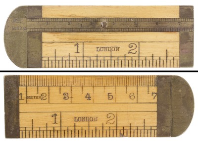 Unmarked: Extra Clean English Caliper Rule