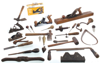 Assorted Makers: Lot Of Sound & Usabl Woodworking Tools