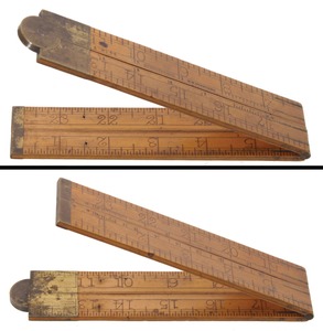 Stephens & Company, Riverton, Connecticut, No. 54: Two-Foot, Four-Fold Folding Rule
