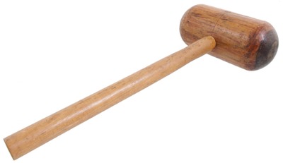 Unmarked: Massive Lignum Vitae Head Mallet