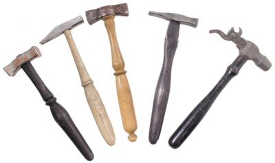 Assorted Makers: Lot Of Five Smal Size Hammers