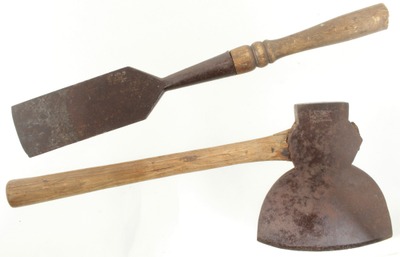 Assorted Makers: Two Clean & Usable Early Edge Tool