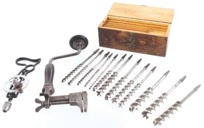 Lowentraut Manufacturing Company, Newark, New Jersey: Early Patent Combo. Brace & Wrench