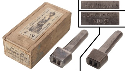 Henry Disston & Sons, Philadelphia, Pennsylvania, No. 2: "Conqueror" Saw Swage