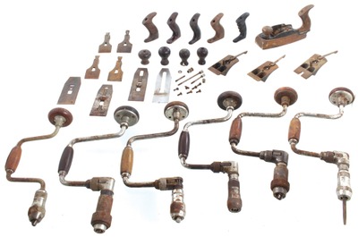 Assorted Makers: Lot Of Asst. Tool, Parts And Braces