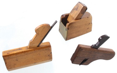 Assorted Makers: Three Small Size Woodworking Planes