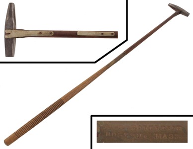 A.R. Robertson, Boston, Massachusetts: Two Section Bill Poster's Hammer