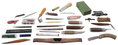 Assorted Makers: Lot Of Asst. Spec. Purp. Edge Tools