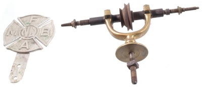 Unmarked: Early Solid Brass Jeweler's Arbor